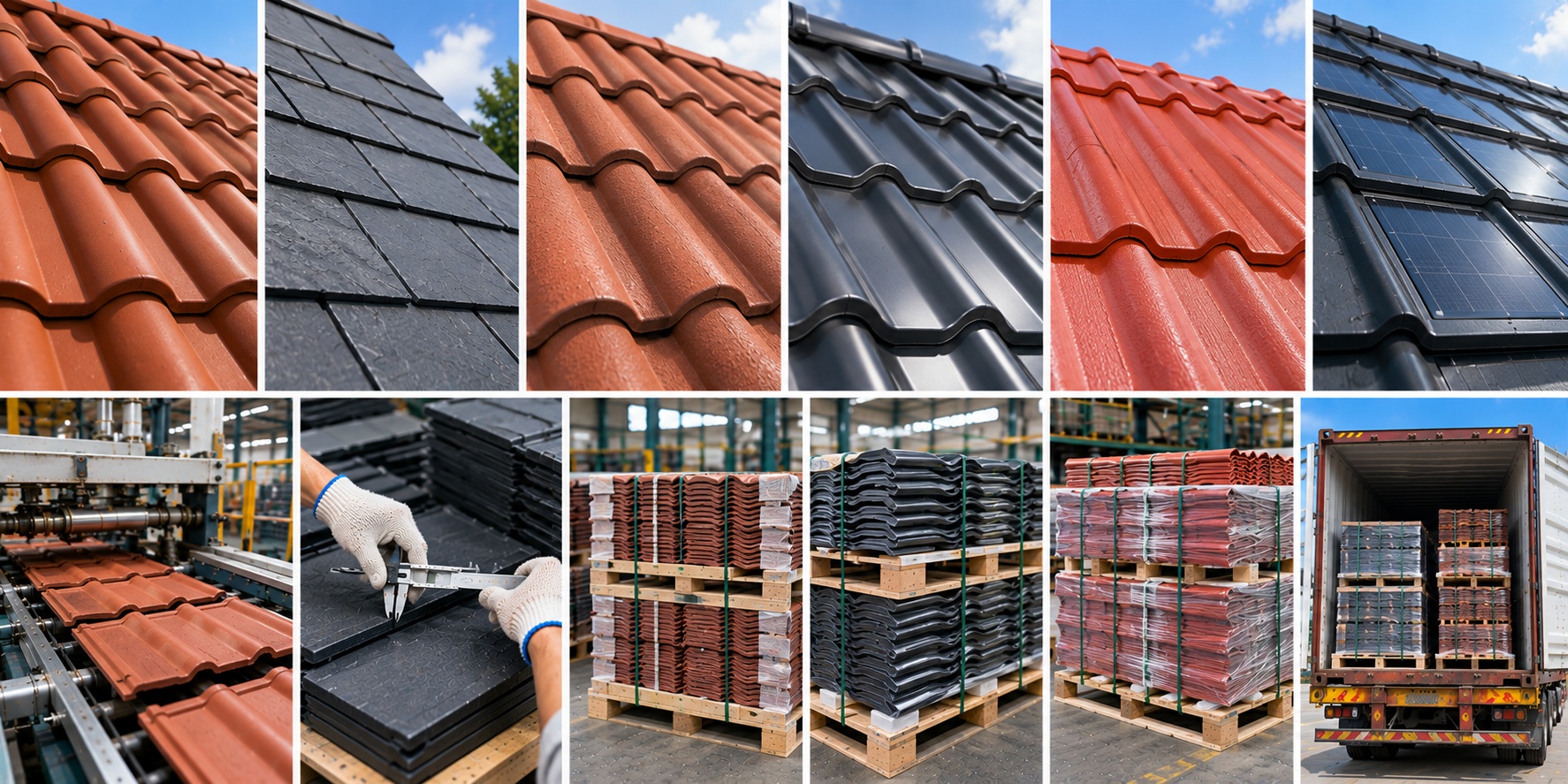 Roof Tiles production